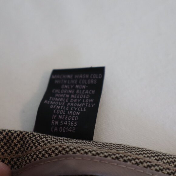 Investments Women's Size 14S Tan Dress Pants Straight Leg Flat Front Pockets - Picture 5 of 5